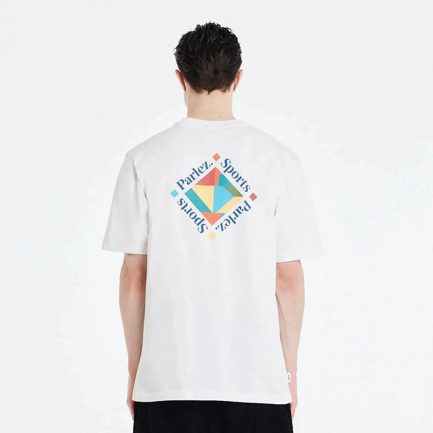 Parlez Chukka T-Shirt In White - Image 6