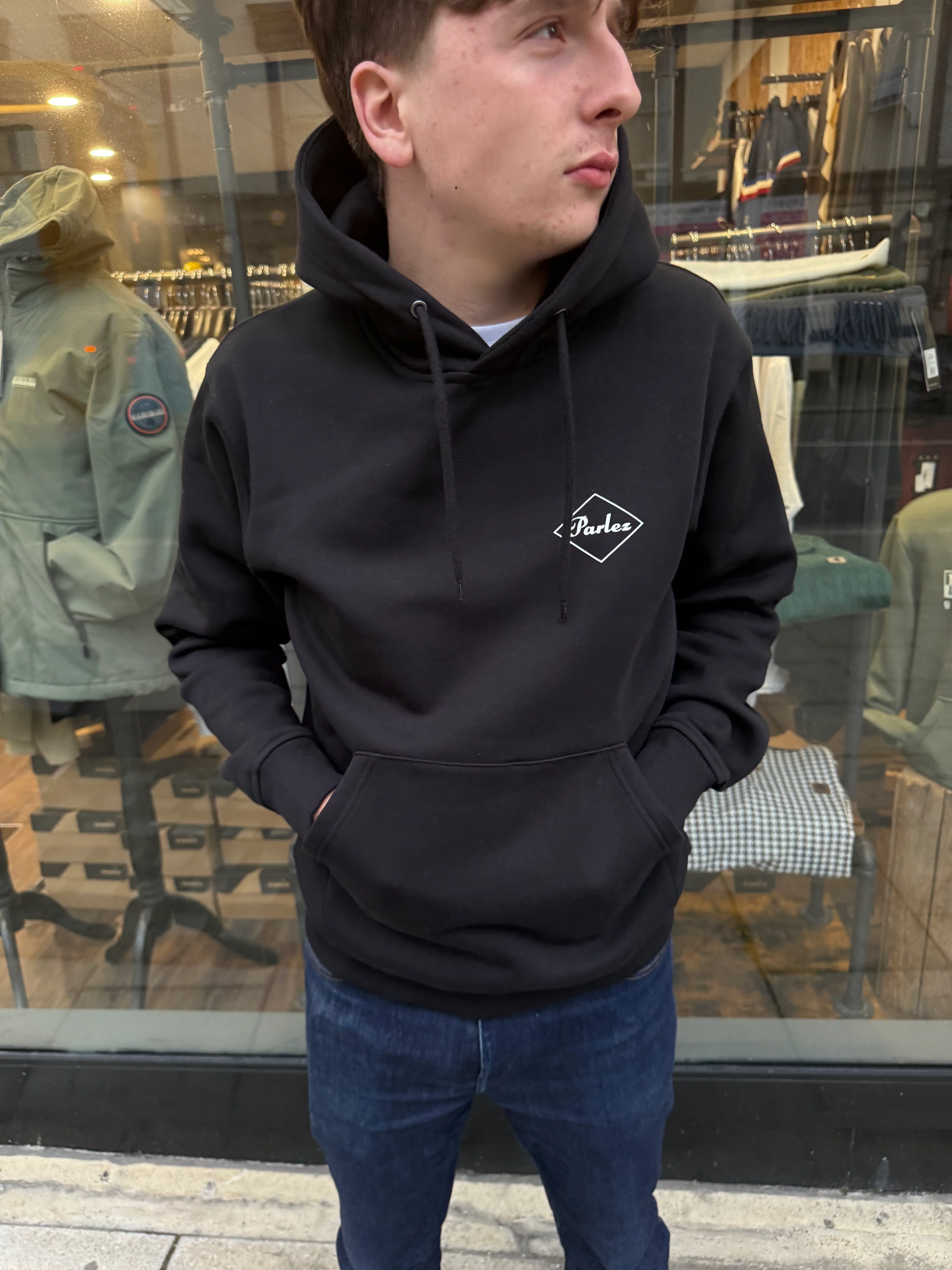 Parlez Focus Hoodie Black