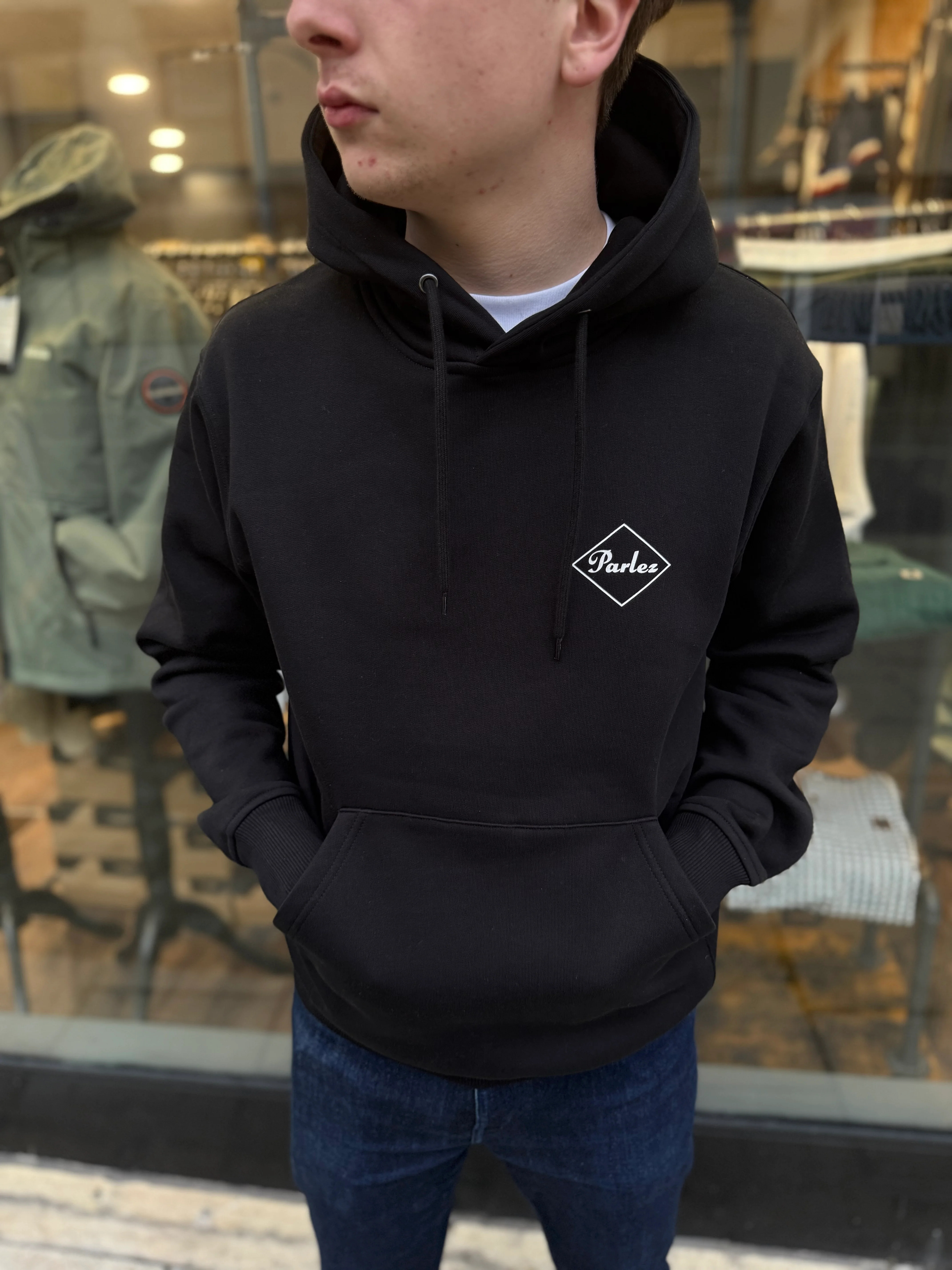 Parlez Focus Hoodie Black - Image 3
