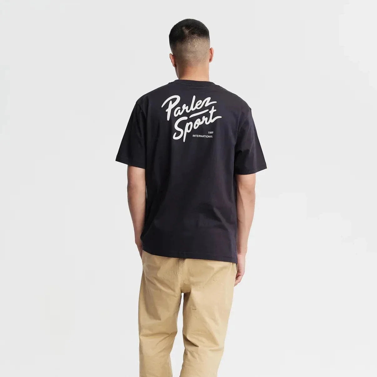 Parlez Hondo T-Shirt In Navy - Image 2