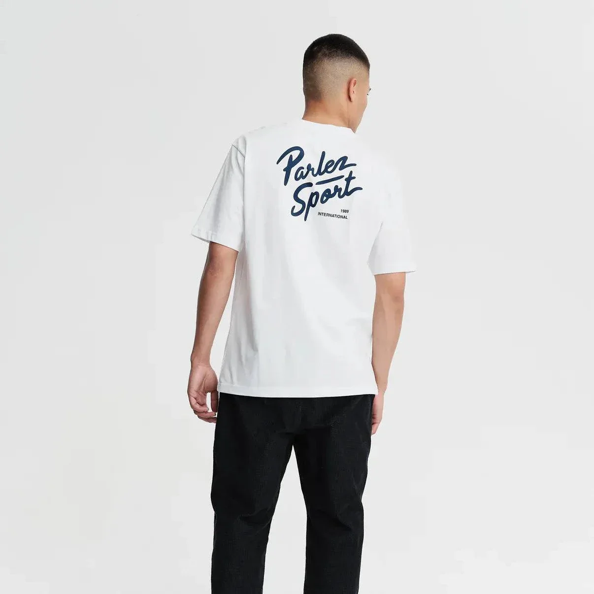 Parlez Hondo T-Shirt In White - Image 3