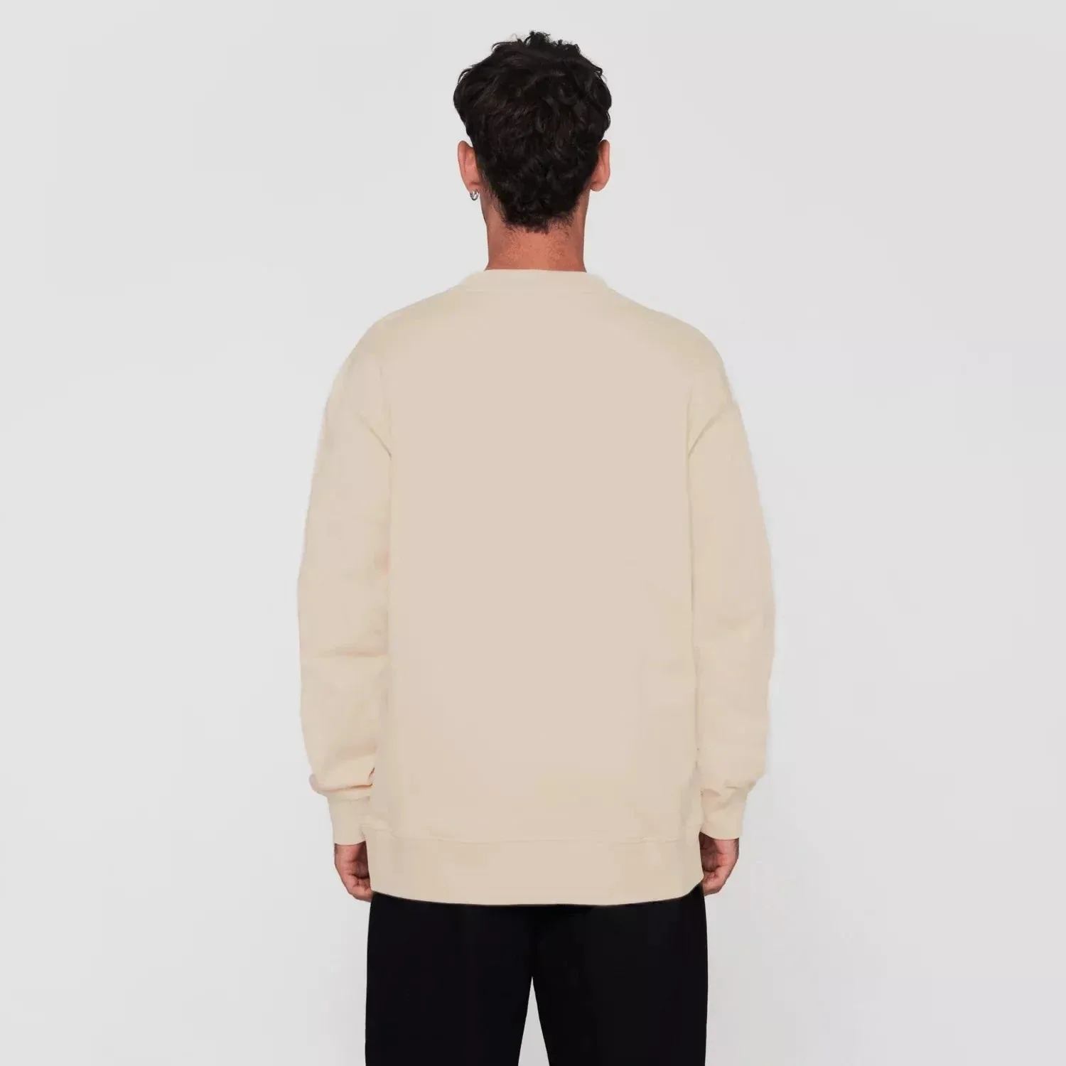 Parlez Laborie Crewneck Sweatshirt In Ecru - Image 4