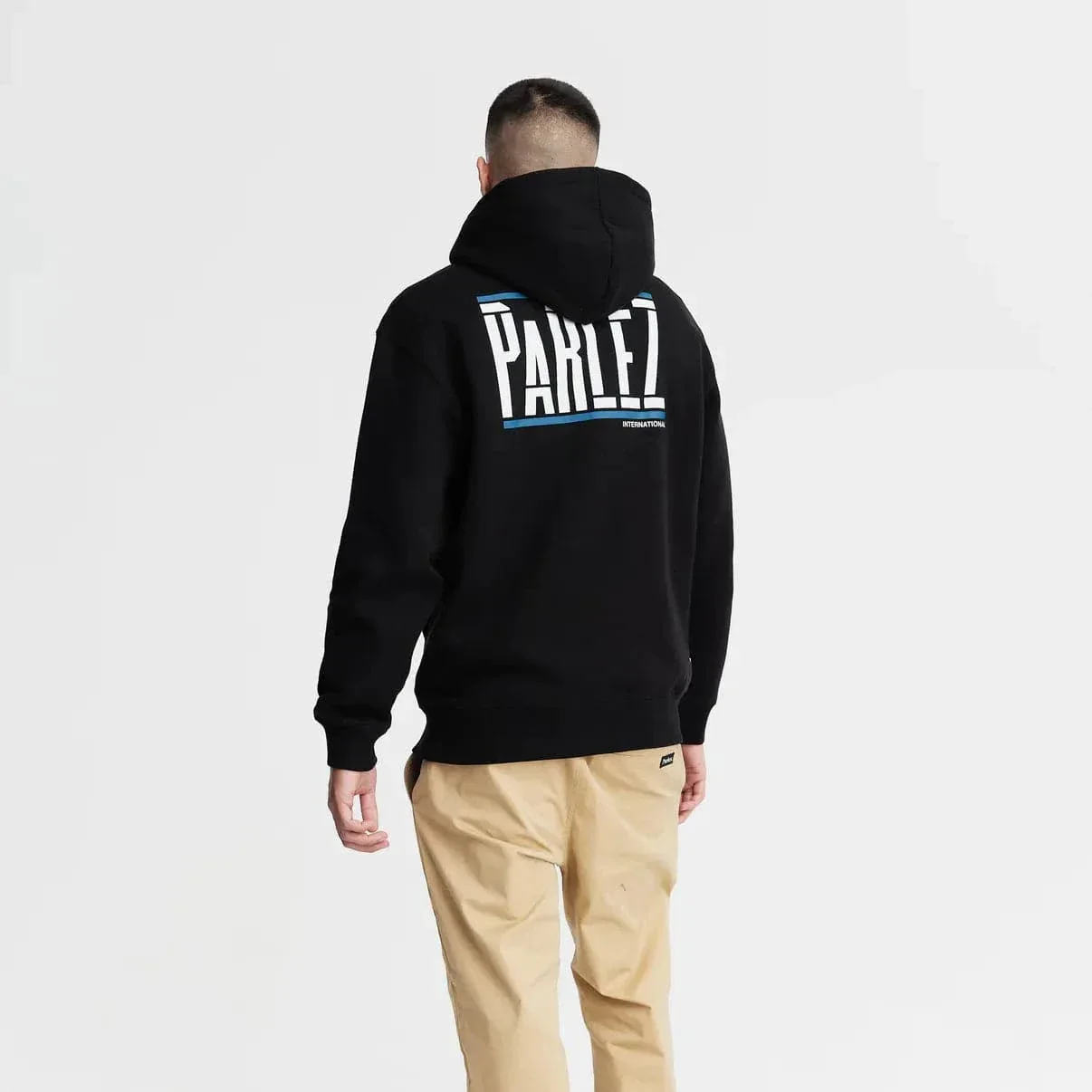 Parlez Layman Hoodie In Black - Image 2