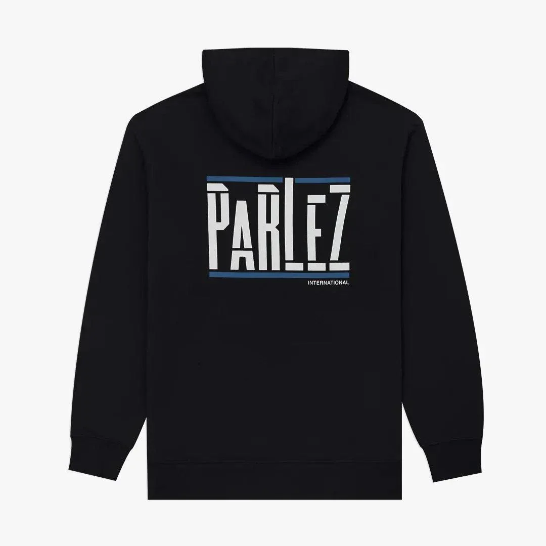 Parlez Layman Hoodie In Black - Image 3