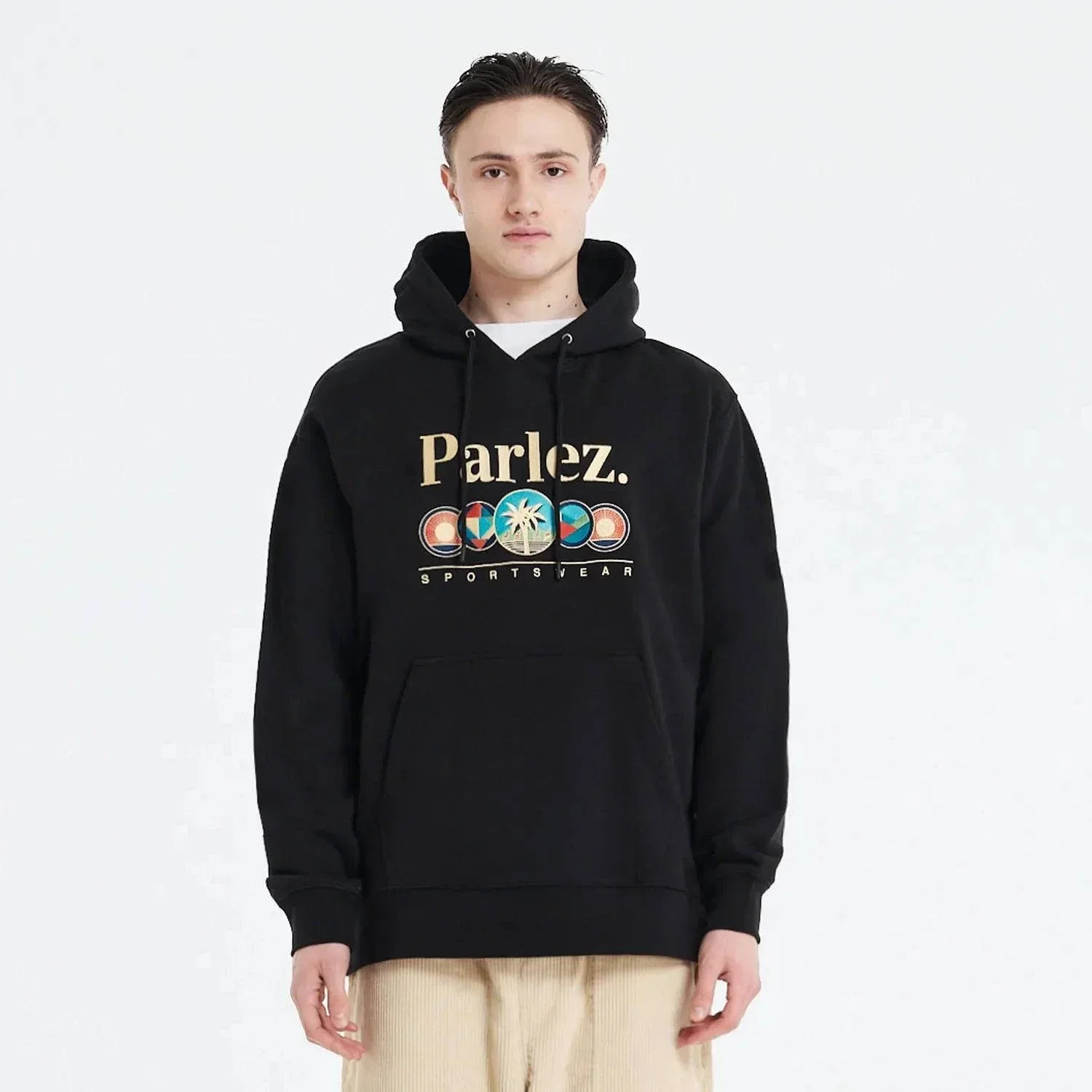Parlez Reefer Hoodie In Black