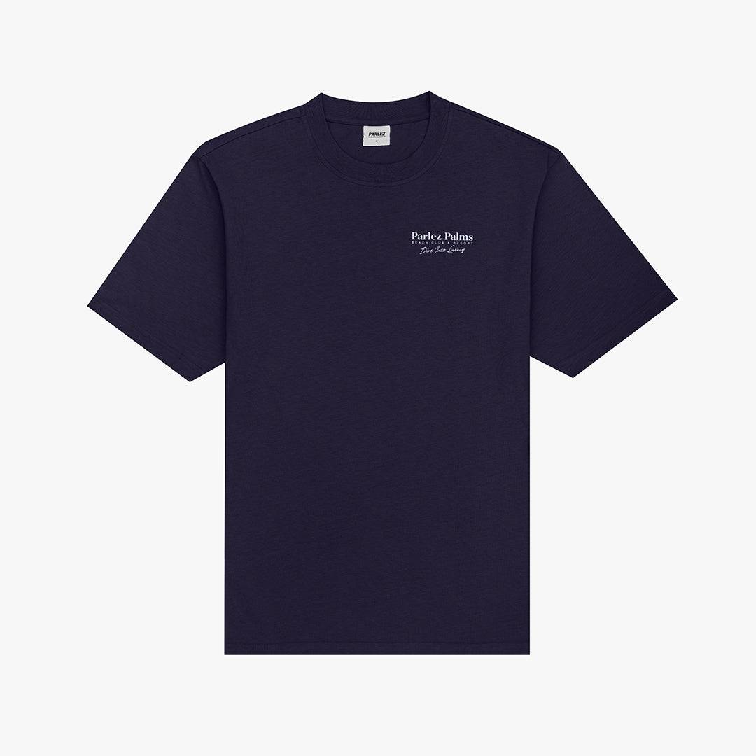Parlez Retreat T-Shirt Navy - Image 2