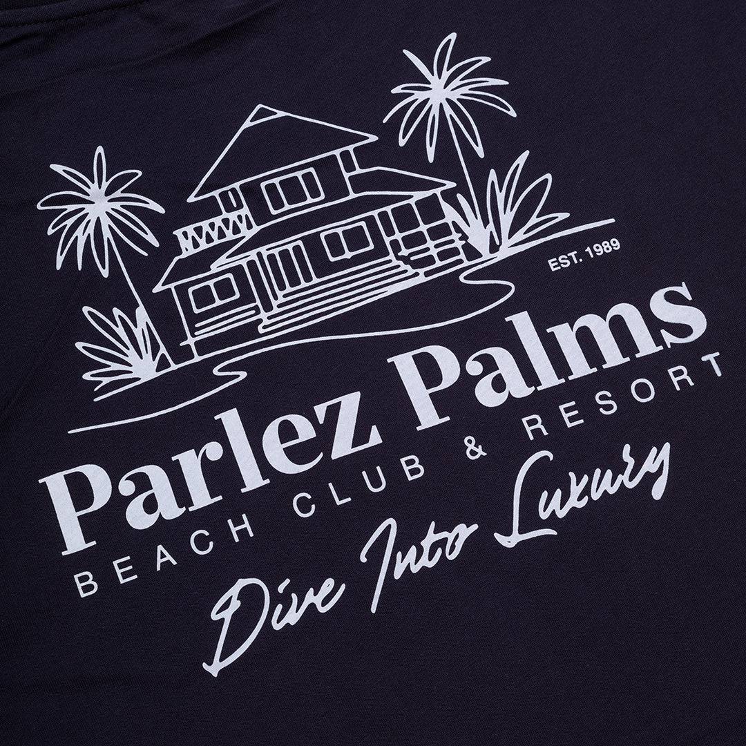 Parlez Retreat T-Shirt Navy - Image 3