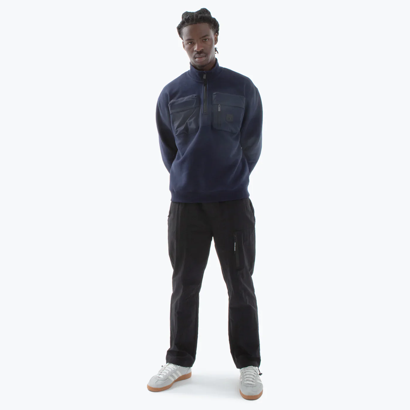 Peaceful Hooligan Altman Sweatshirt Navy - Image 3