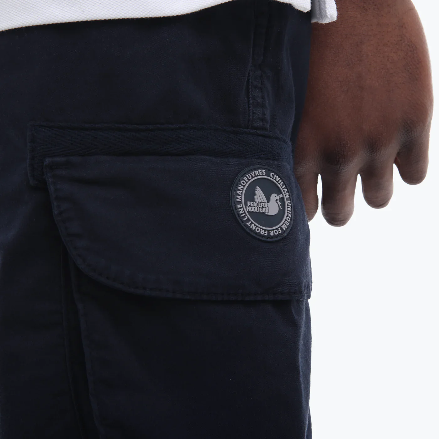 Peaceful Hooligan Bunker Shorts Bunker Shorts Navy - Image 2