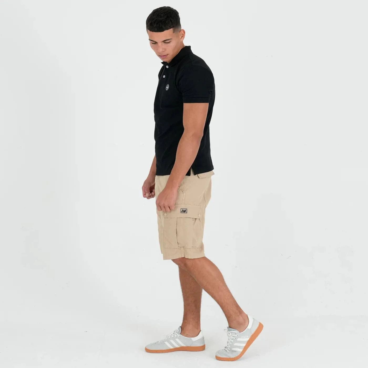 Peaceful Hooligan Container Shorts Stone - Image 2