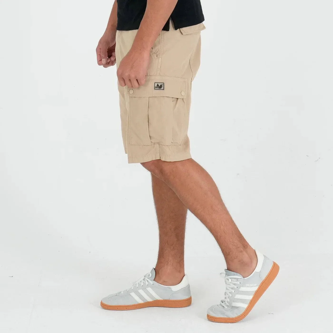 Peaceful Hooligan Container Shorts Stone - Image 3