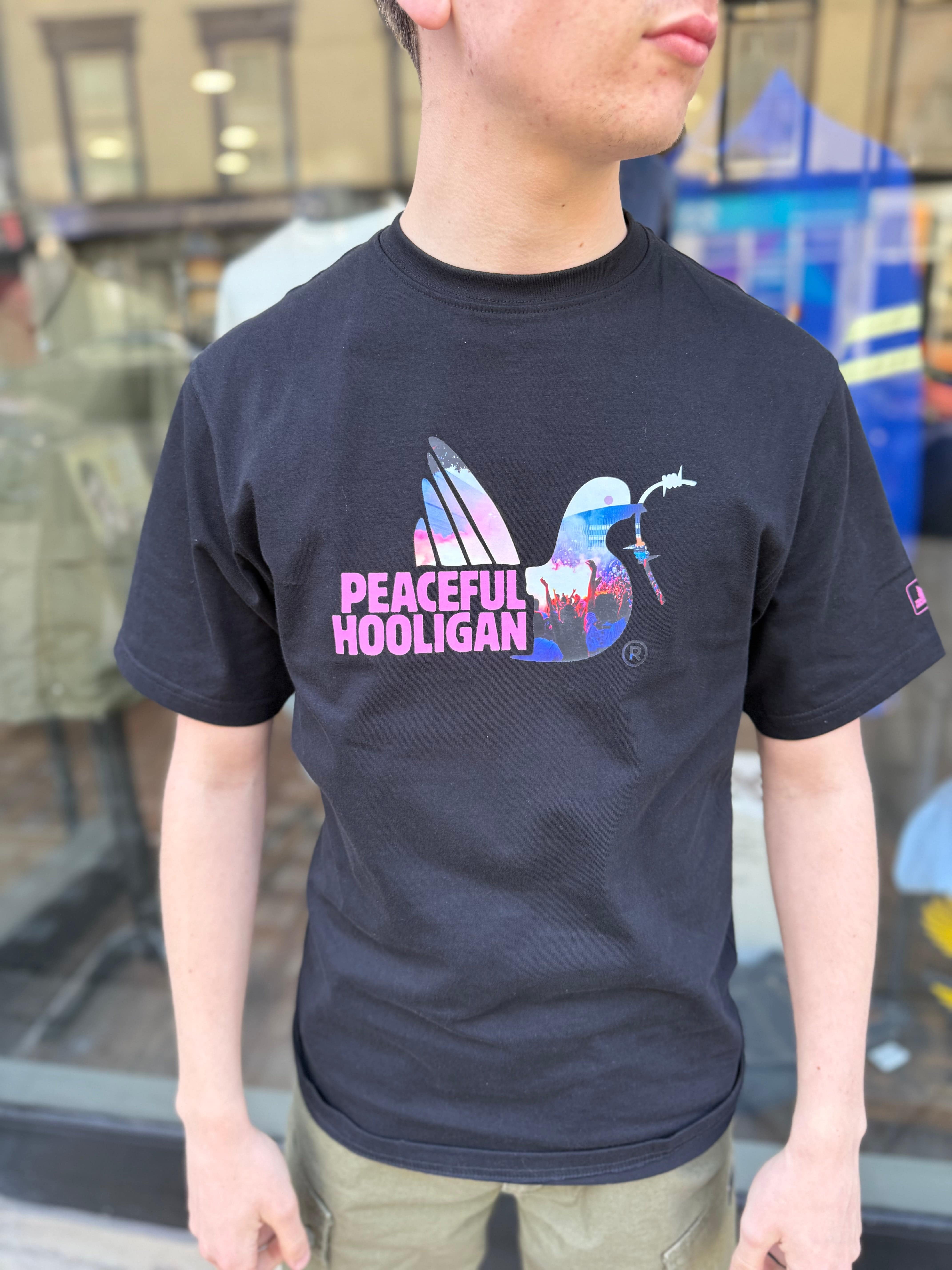 Peaceful Hooligan Flare T-Shirt Black - Image 3