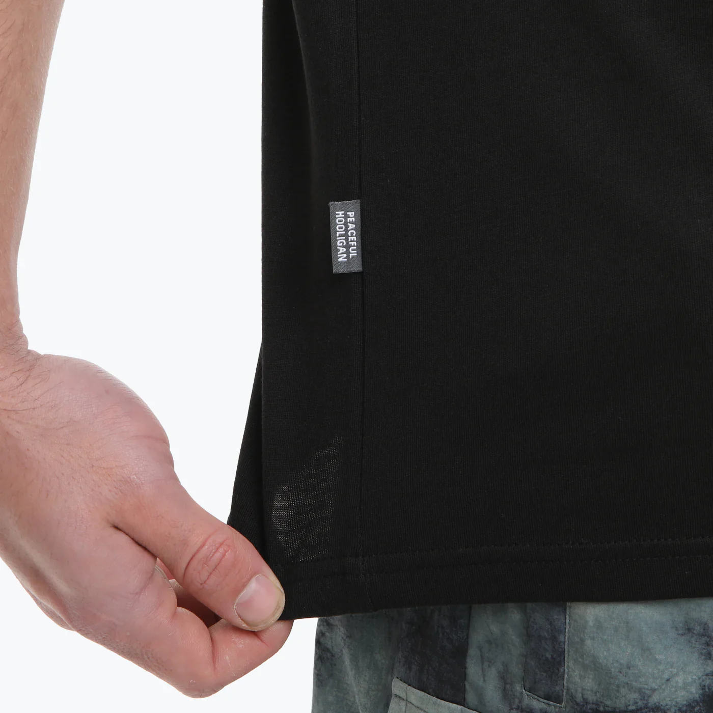 Peaceful Hooligan Framed Camo T-Shirt Black/Mediterranean - Image 3