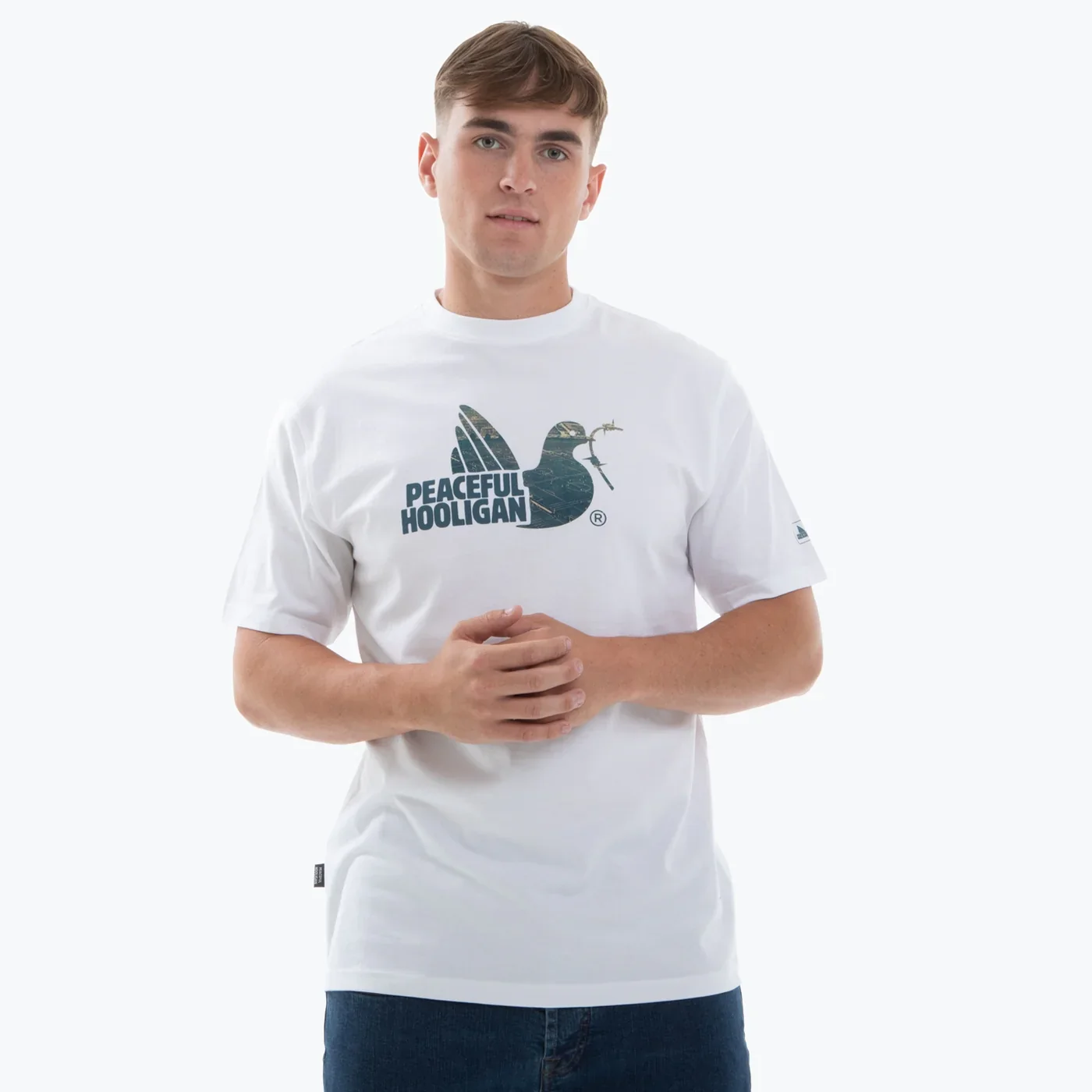 Peaceful Hooligan Hackney T-Shirt White