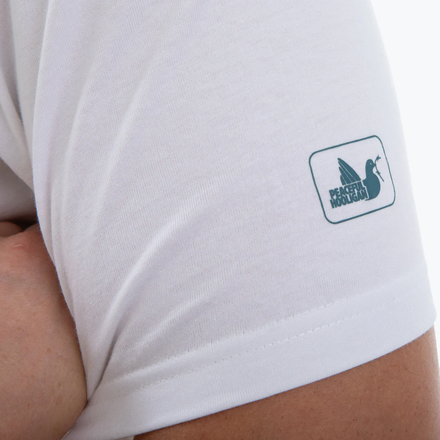 Peaceful Hooligan Hackney T-Shirt White - Image 4