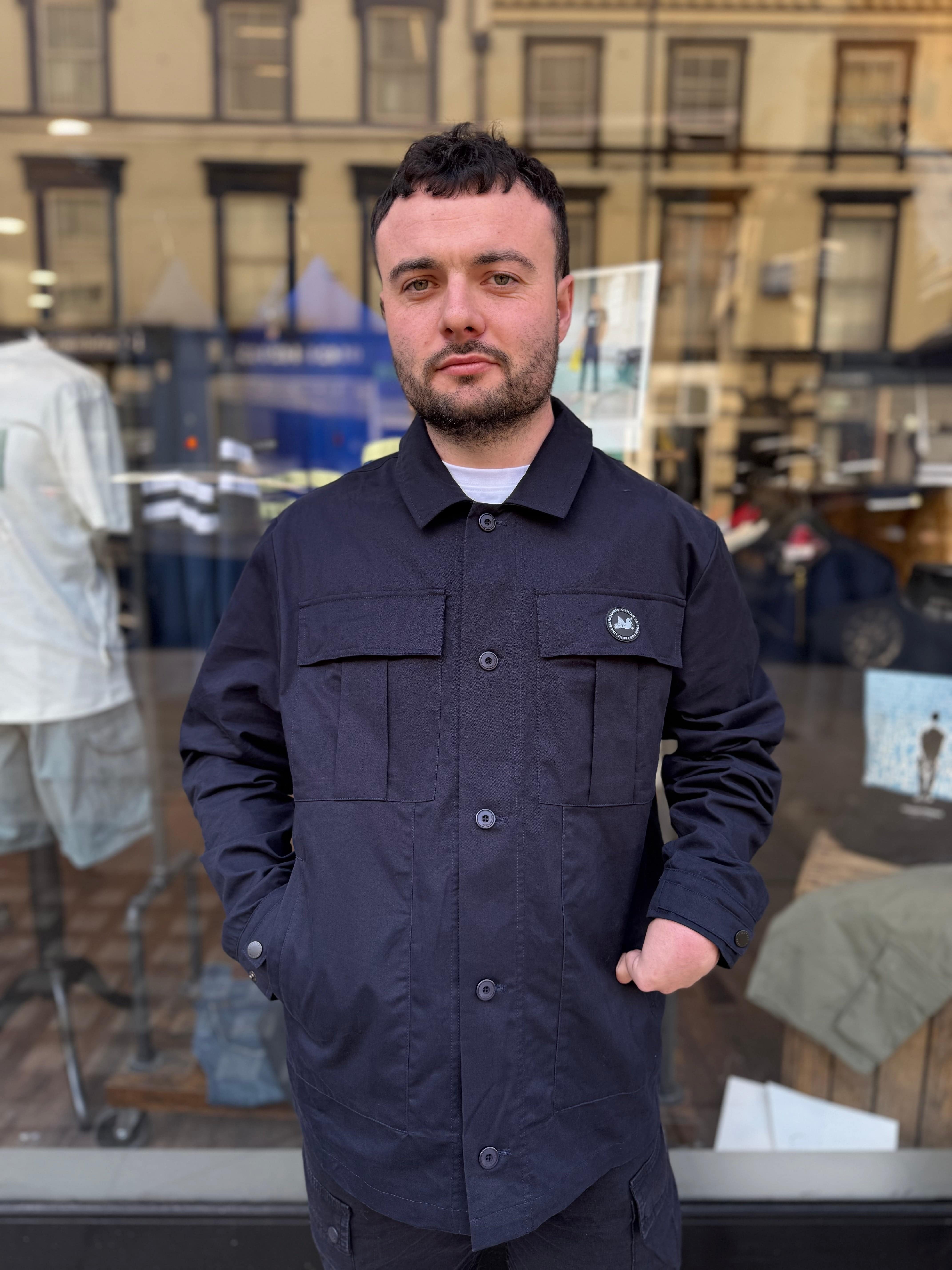 Peaceful Hooligan Harrison Jacket Navy - Image 3