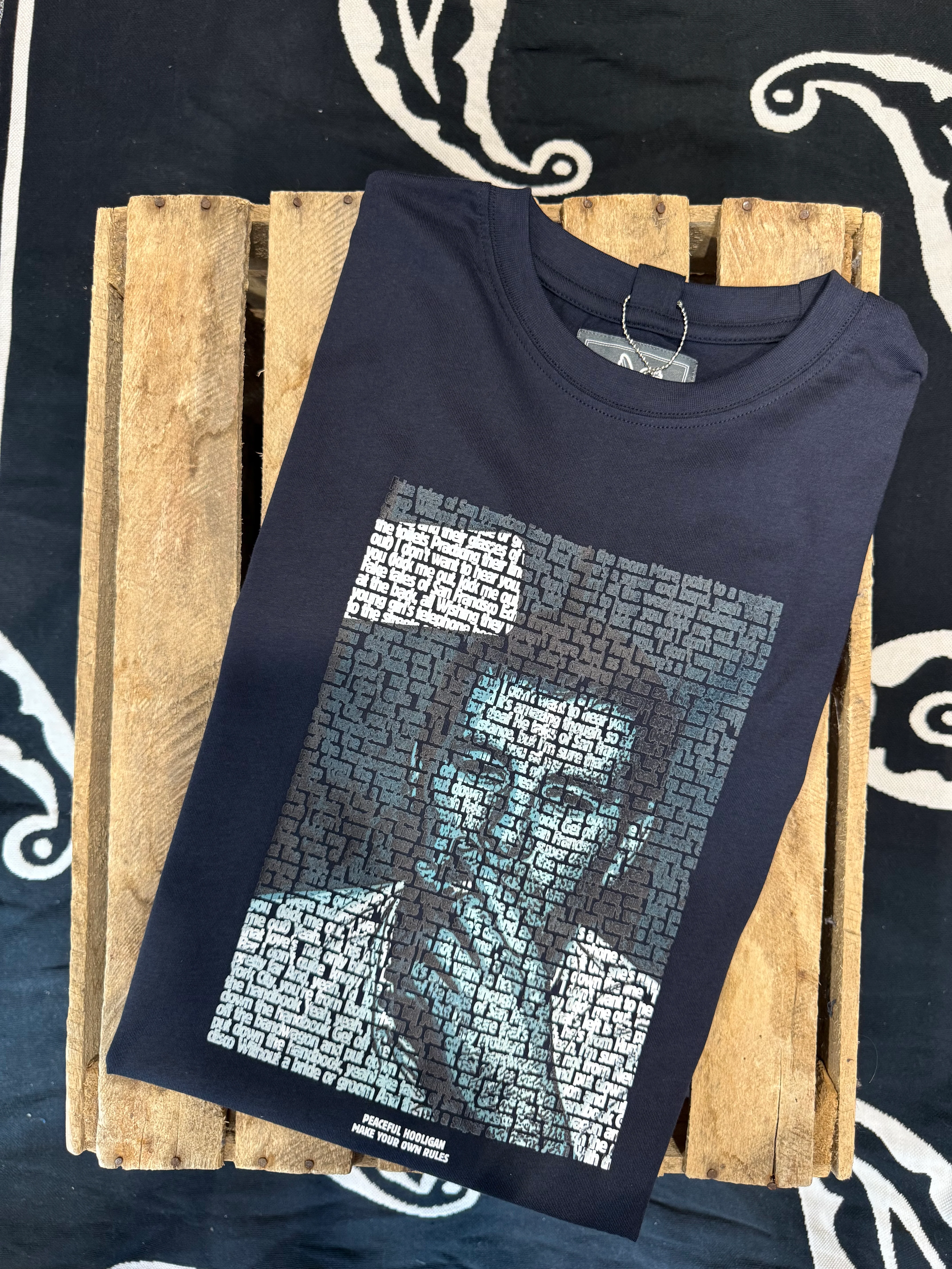 Peaceful Hooligan San Francisco T-Shirt Navy