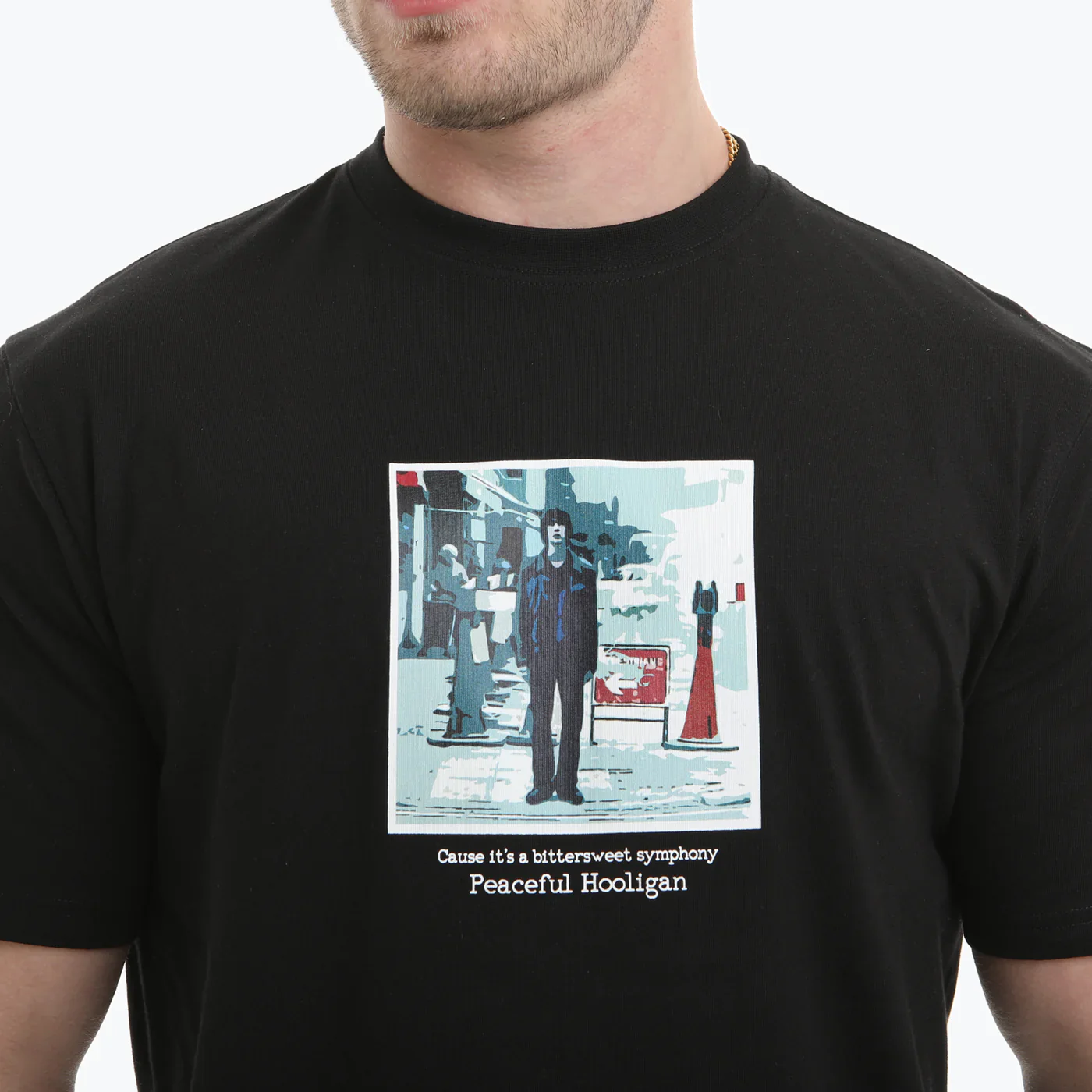 Peaceful Hooligan Symphony T-Shirt Black - Image 2