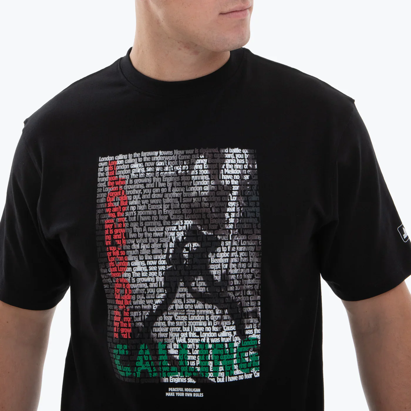 Peaceful Hooligan The Clash T-Shirt Black