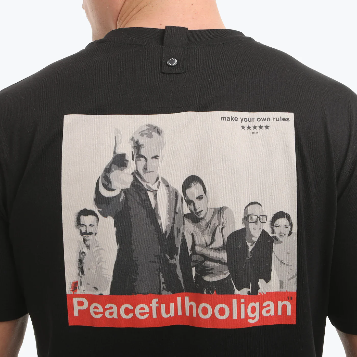 Peaceful Hooligan Trainspotters T-Shirt Black