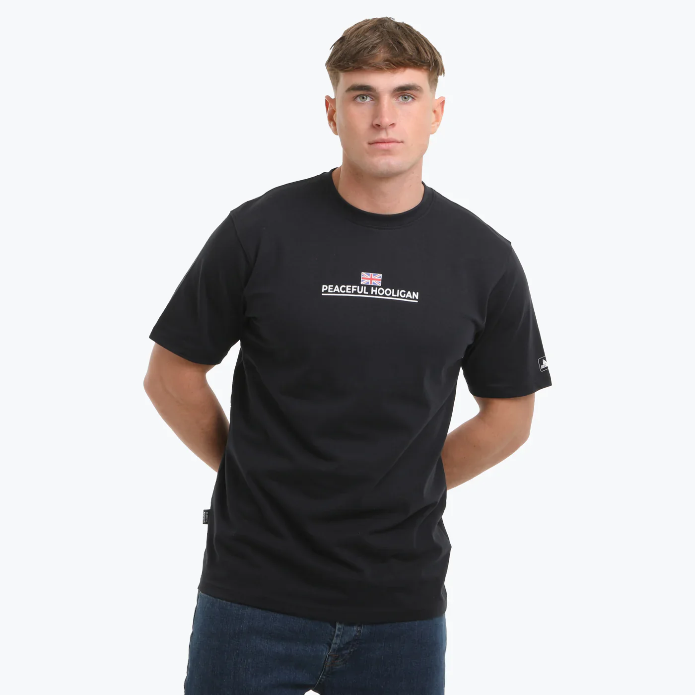 Peaceful Hooligan Union T-Shirt Navy - Image 2