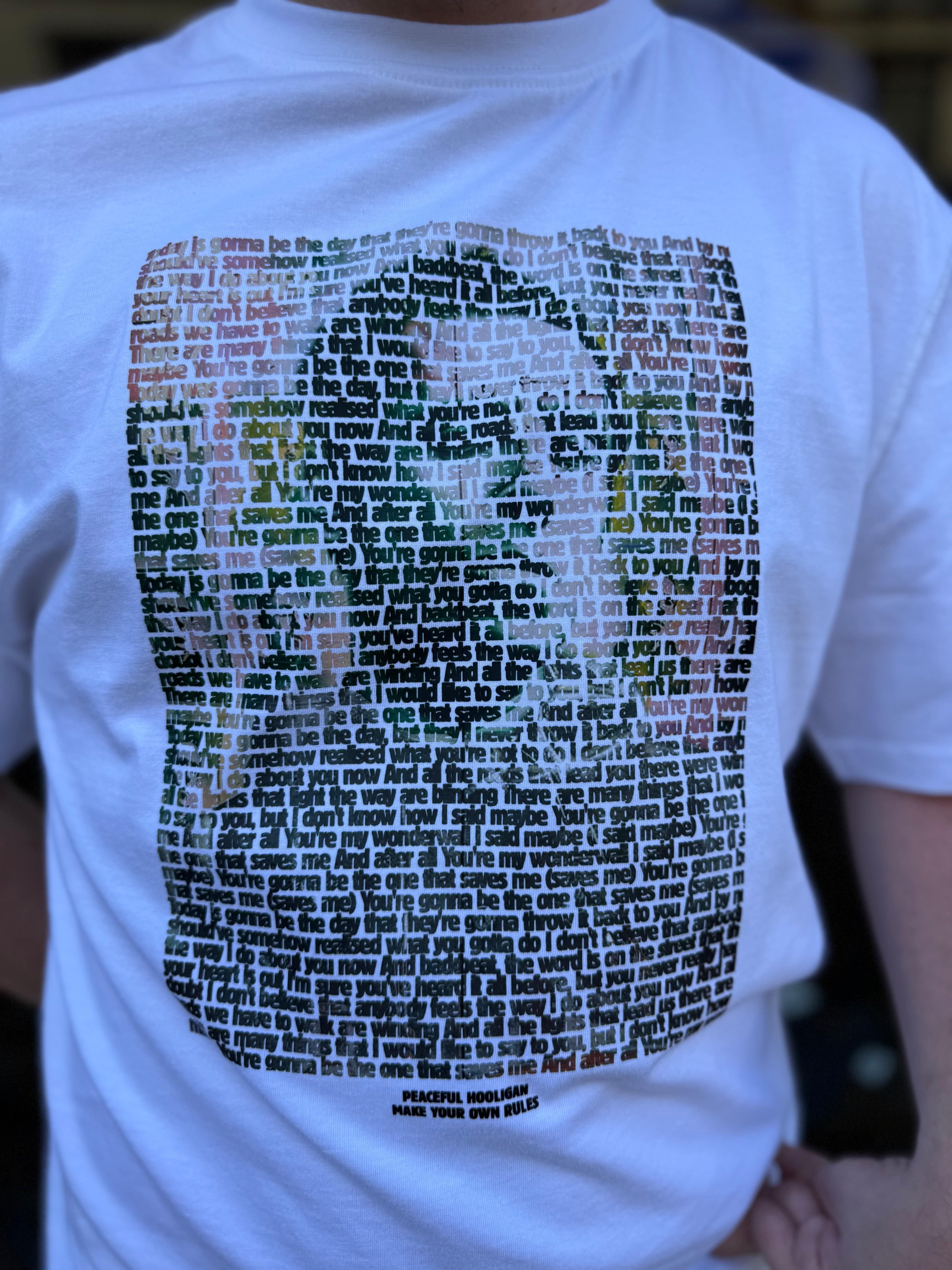 Peaceful Hooligan Wonderwall T-shirt White - Image 3