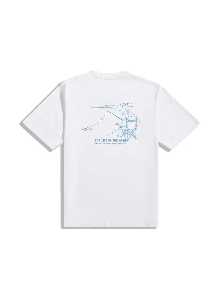 Penfield Fishing Bear T-Shirt Bright White - Image 2