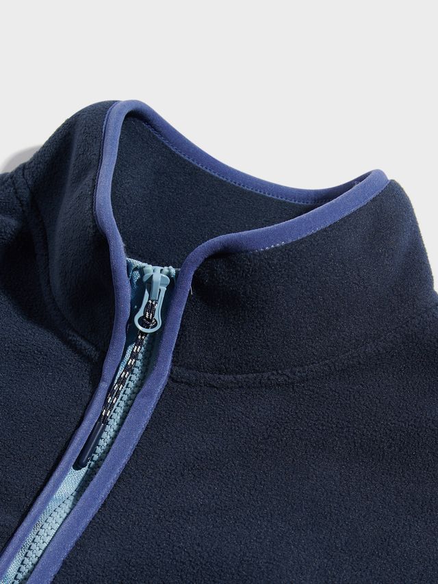 Penfield Graylock Quater Zip Fleece Navy - Image 2