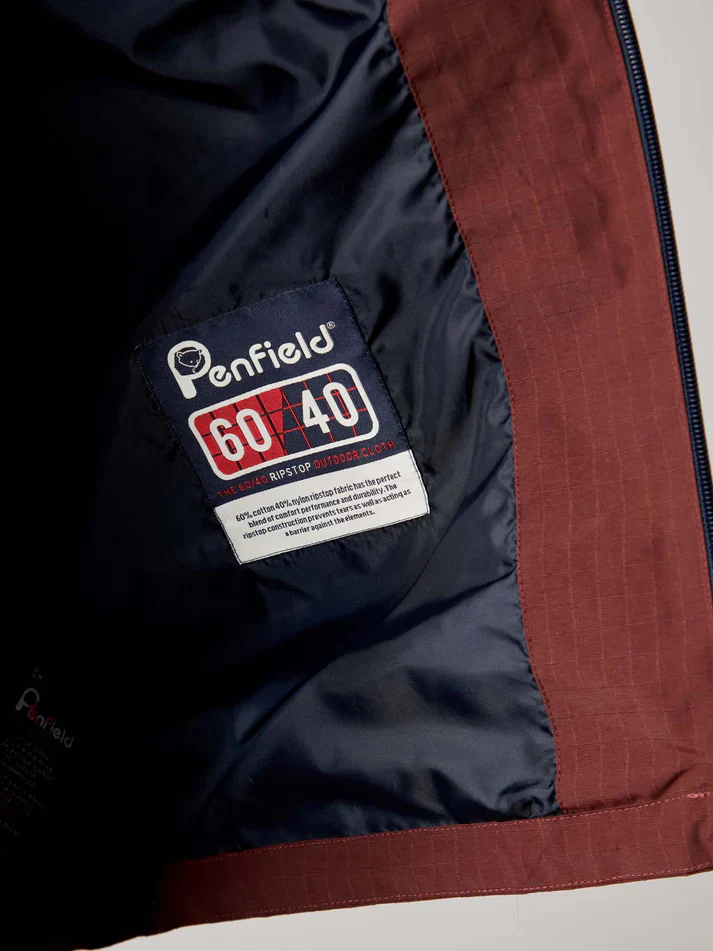 Penfield Northrim Waterproof Jacket In Rum Raisin - Image 4