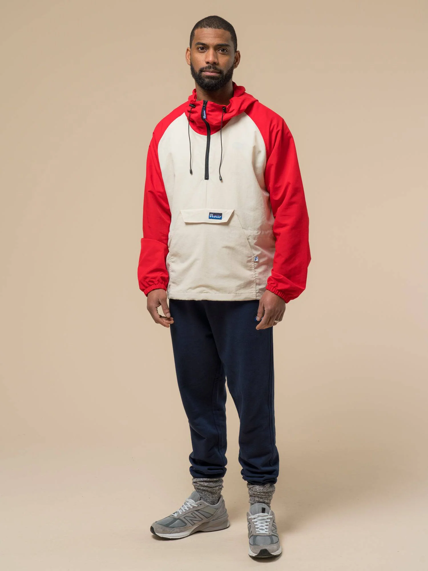 Penfield Pac Jac – Packable Anorak in True Red/Dove - Image 4