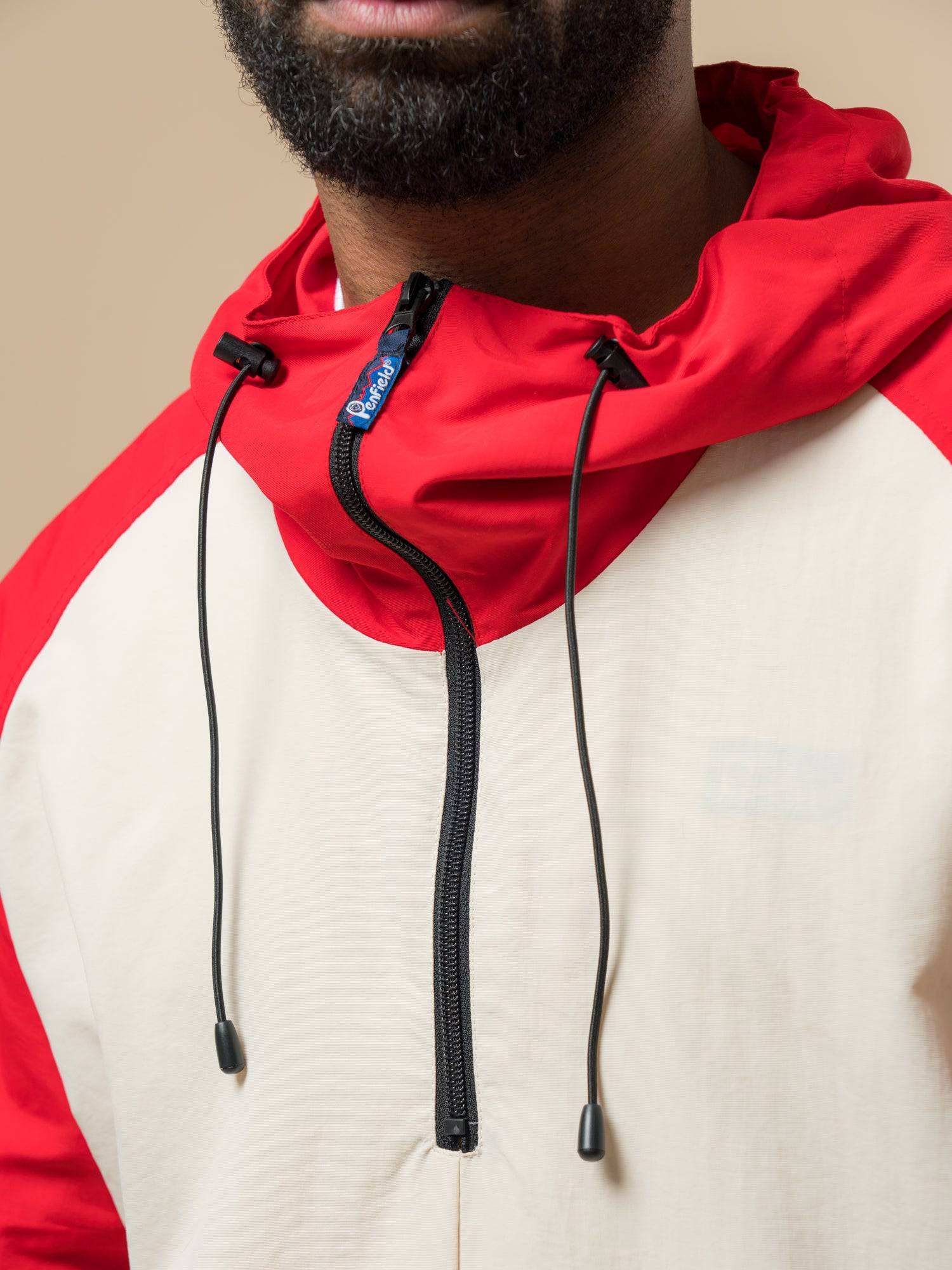 Penfield Pac Jac – Packable Anorak in True Red/Dove - Image 8