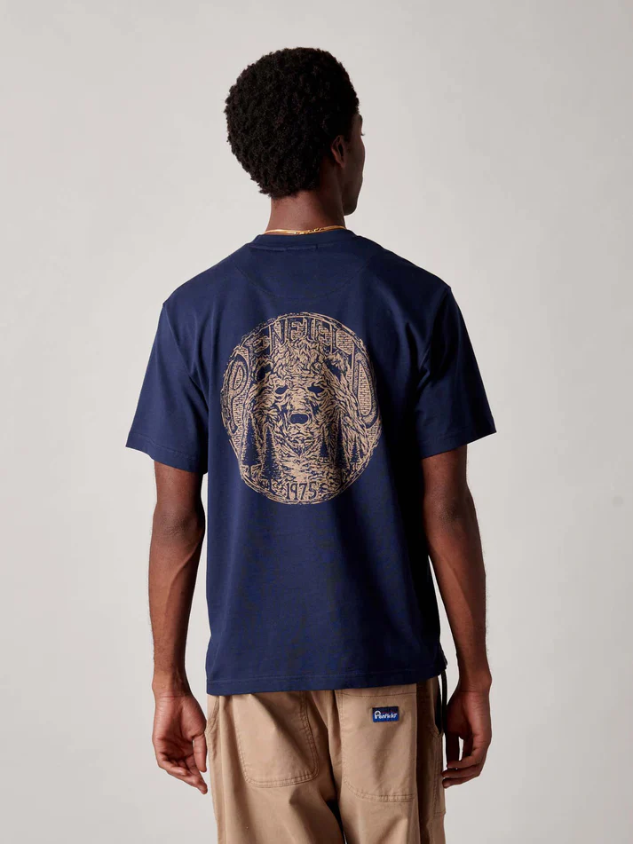 Penfield Wilde Bear T-Shirt Navy