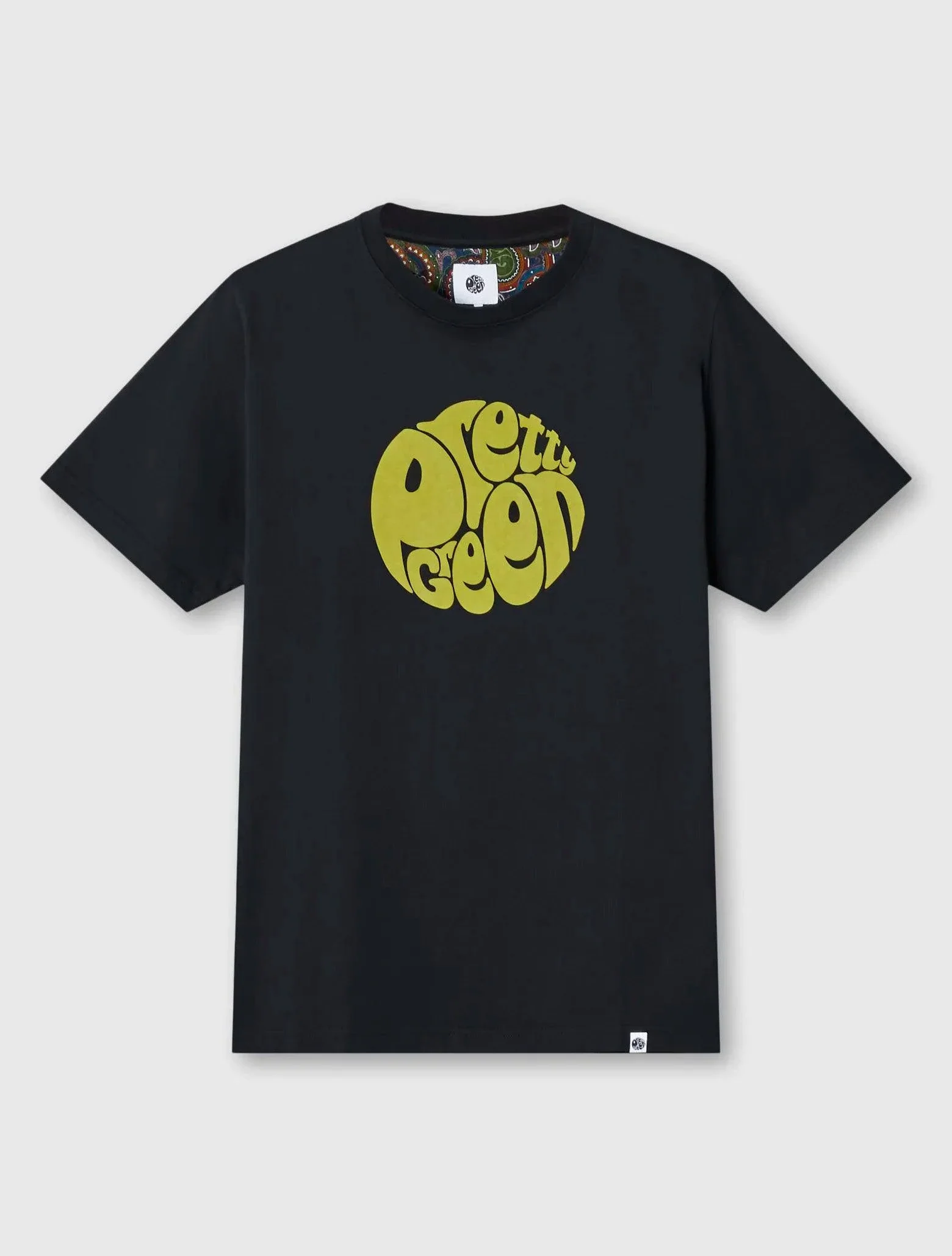 Pretty Green 15th Anniversary Gillespie Logo T-Shirt In Black - Image 2