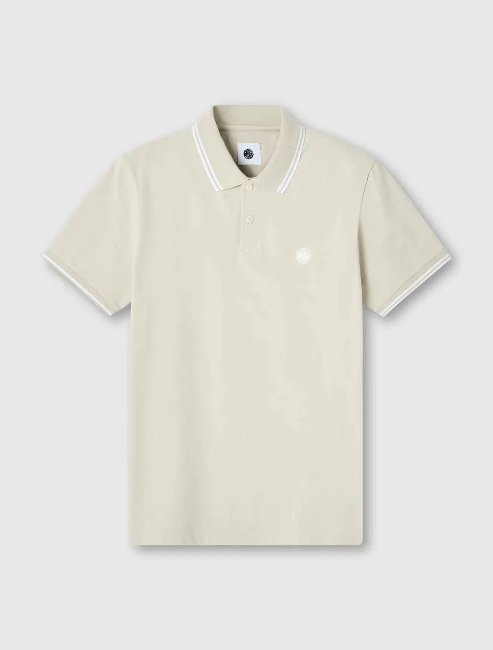 Pretty Green Barton Polo Shirt Stone