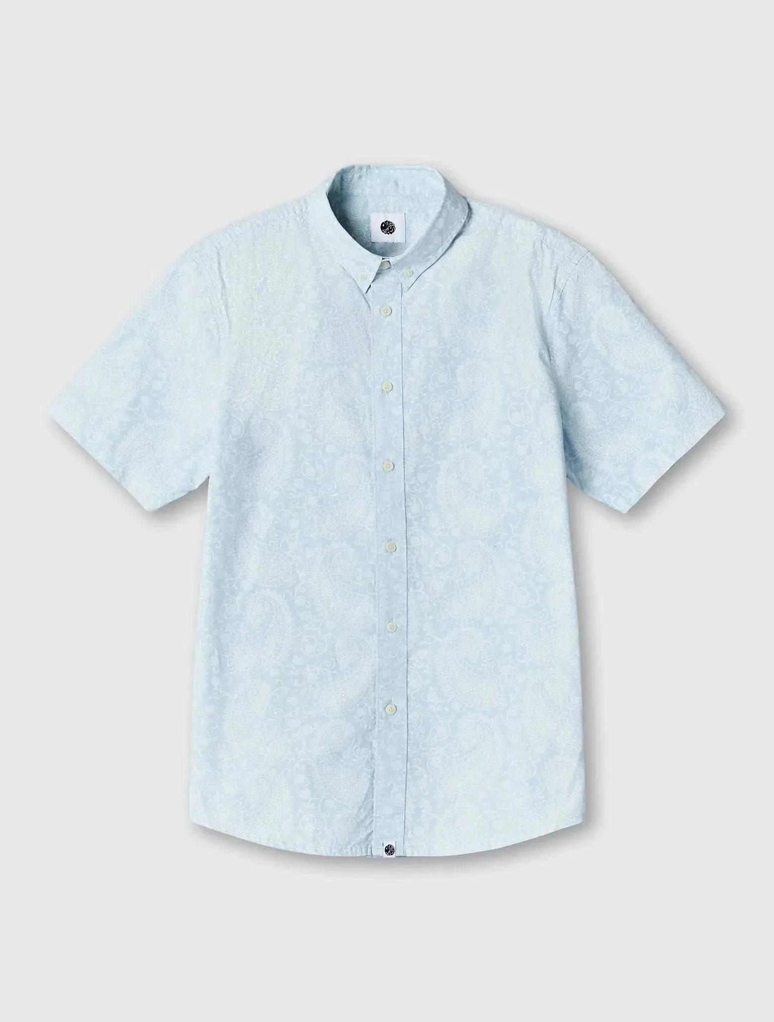 Pretty Green Bay Paisley Short Sleeve Shirt In Blue - Image 2