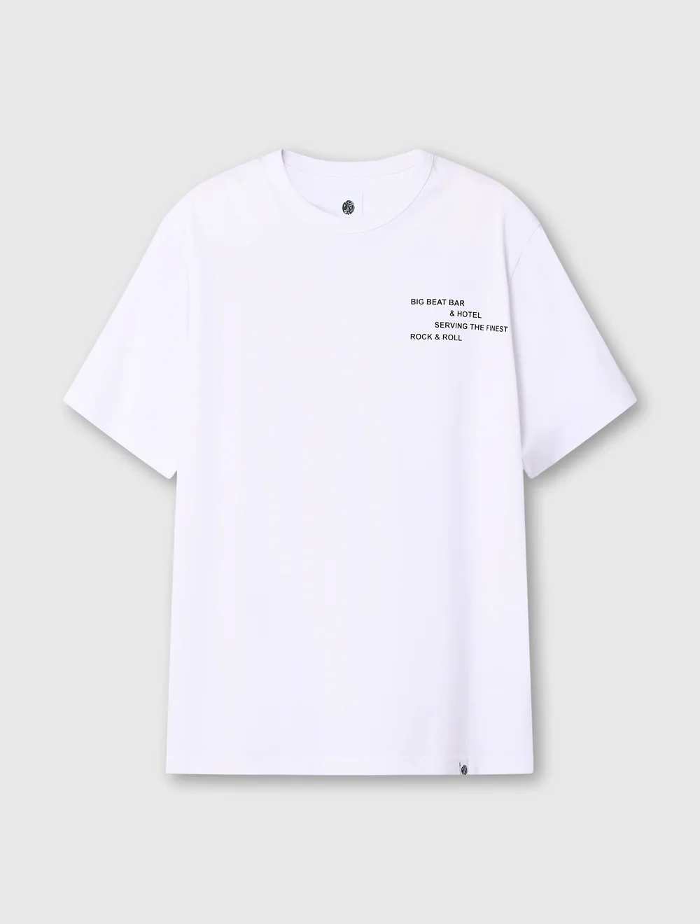 Pretty Green Big Beat Hotel T-Shirt White - Image 2