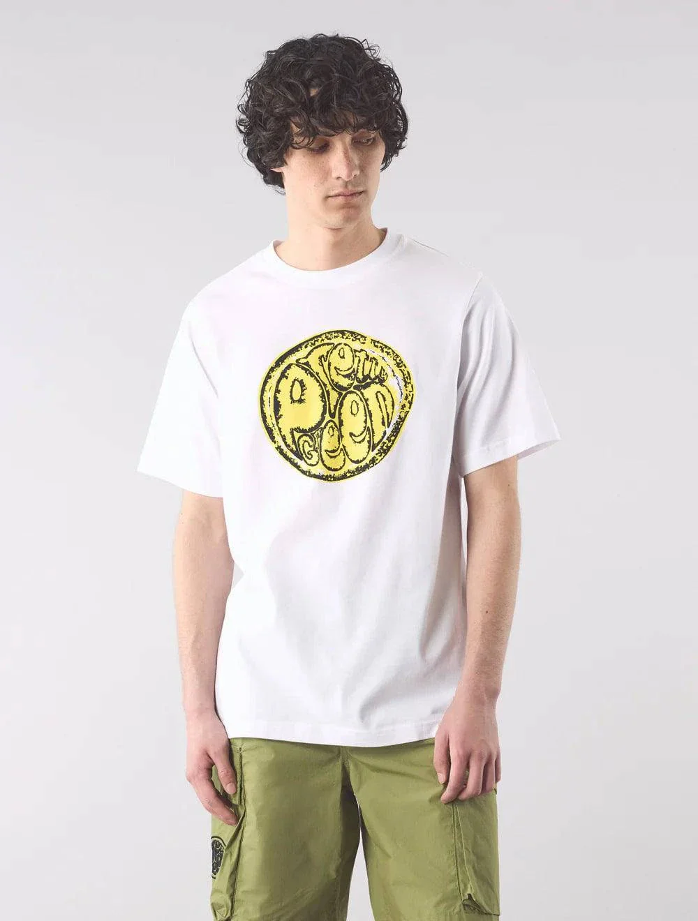 Pretty Green Citrus Sunshine T-Shirt White - Image 2