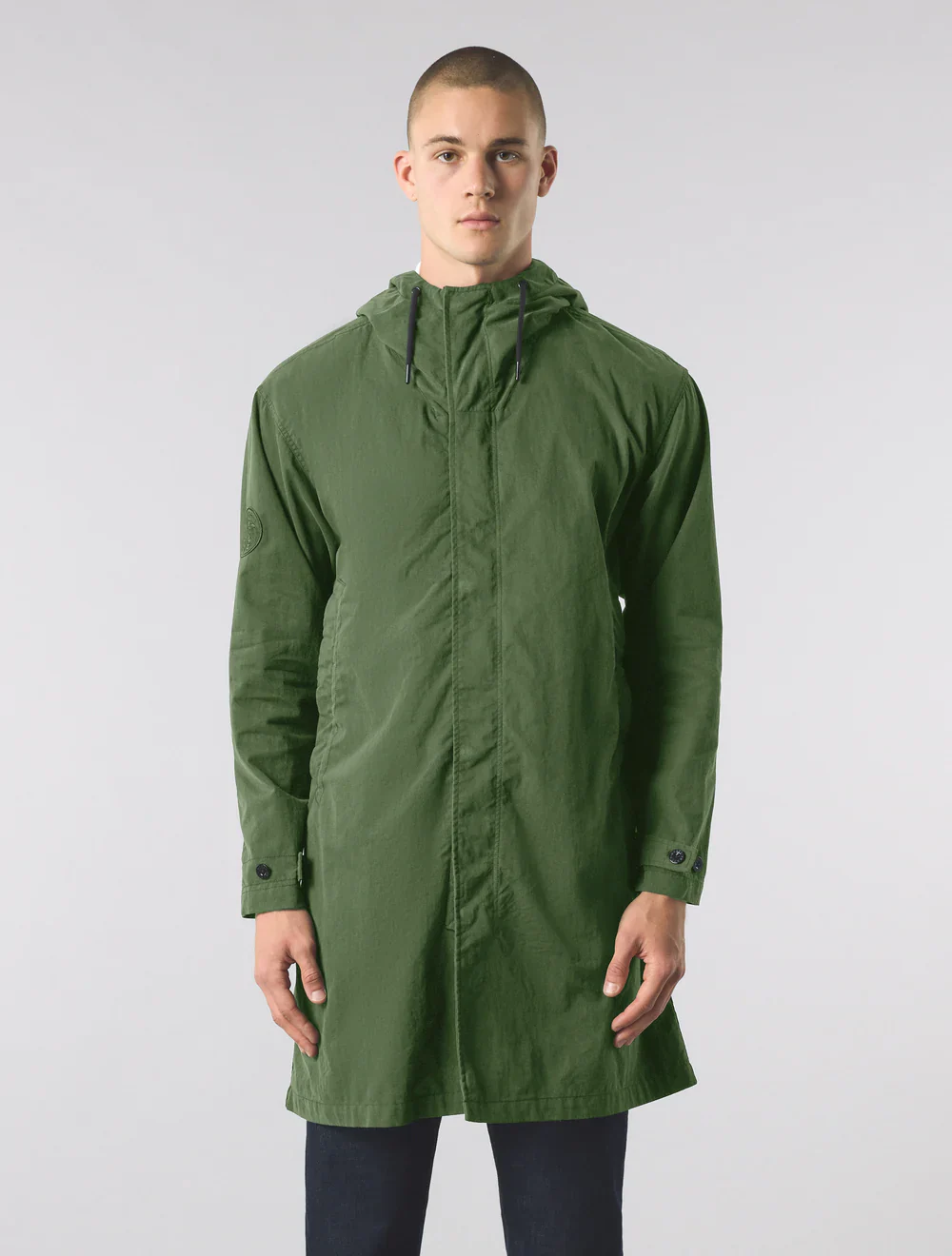 Pretty Green Feltham Parka Khaki - Image 3
