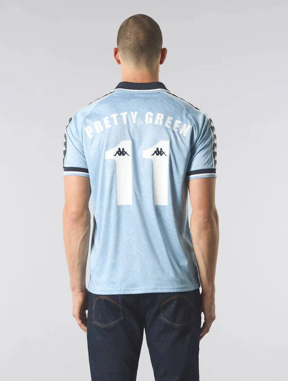 Pretty Green Home Maine Road Football Top Sky Blue - Image 3