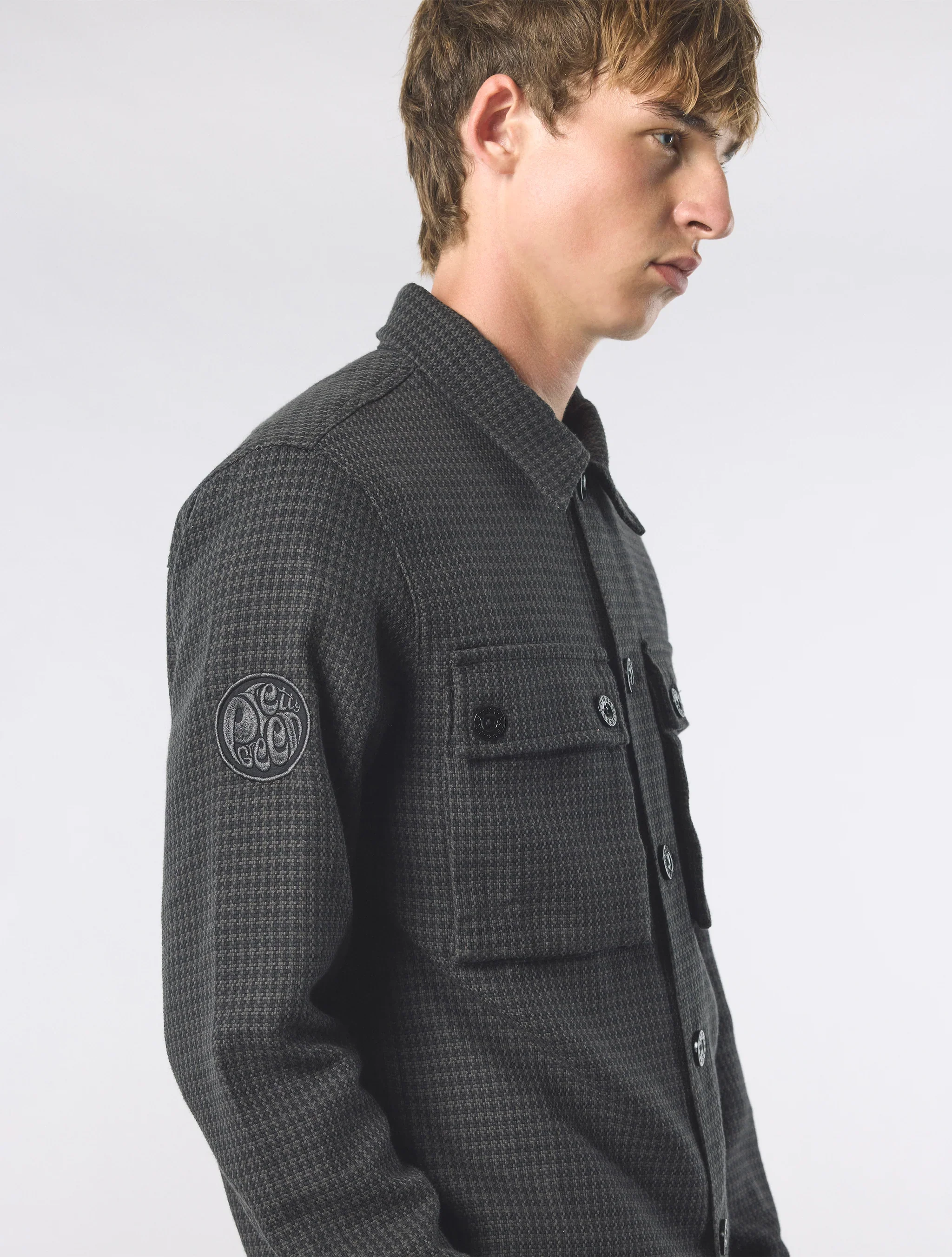 Pretty Green Kilburn Overshirt Black
