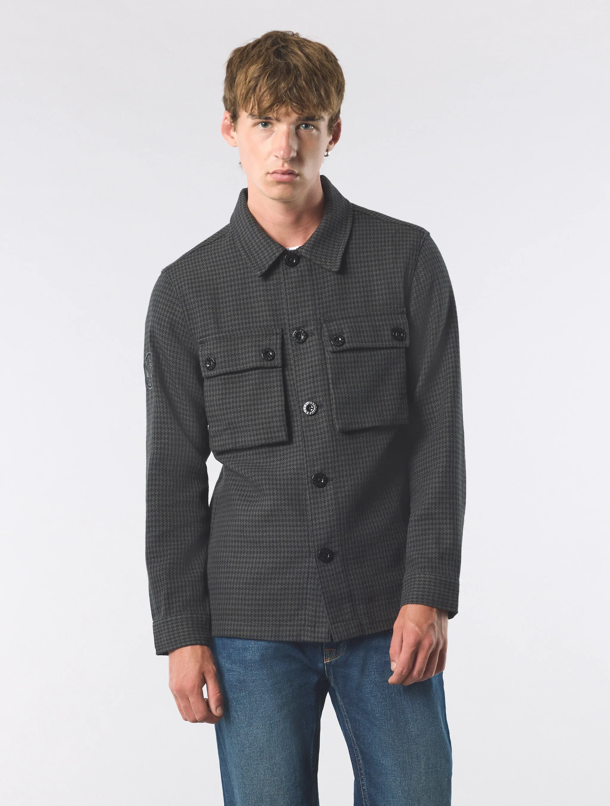 Pretty Green Kilburn Overshirt Black - Image 4