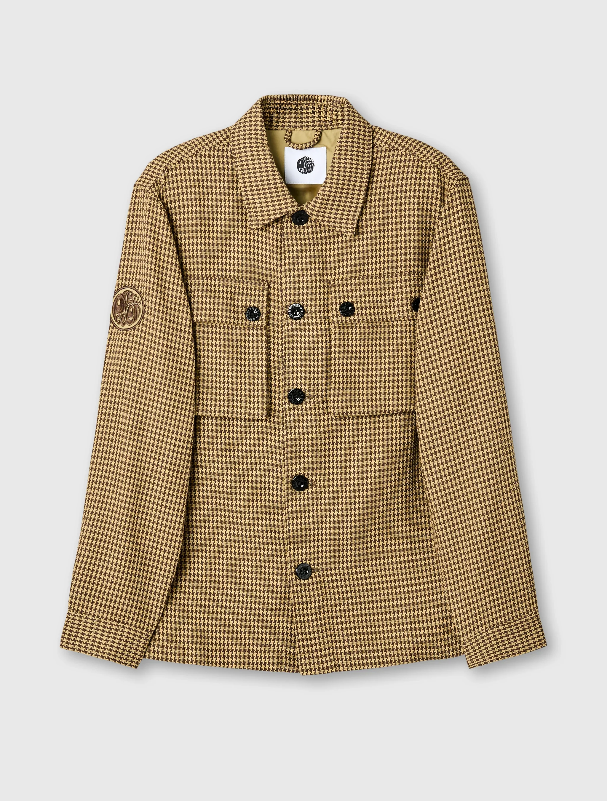 Pretty Green Kilburn Overshirt Taupe