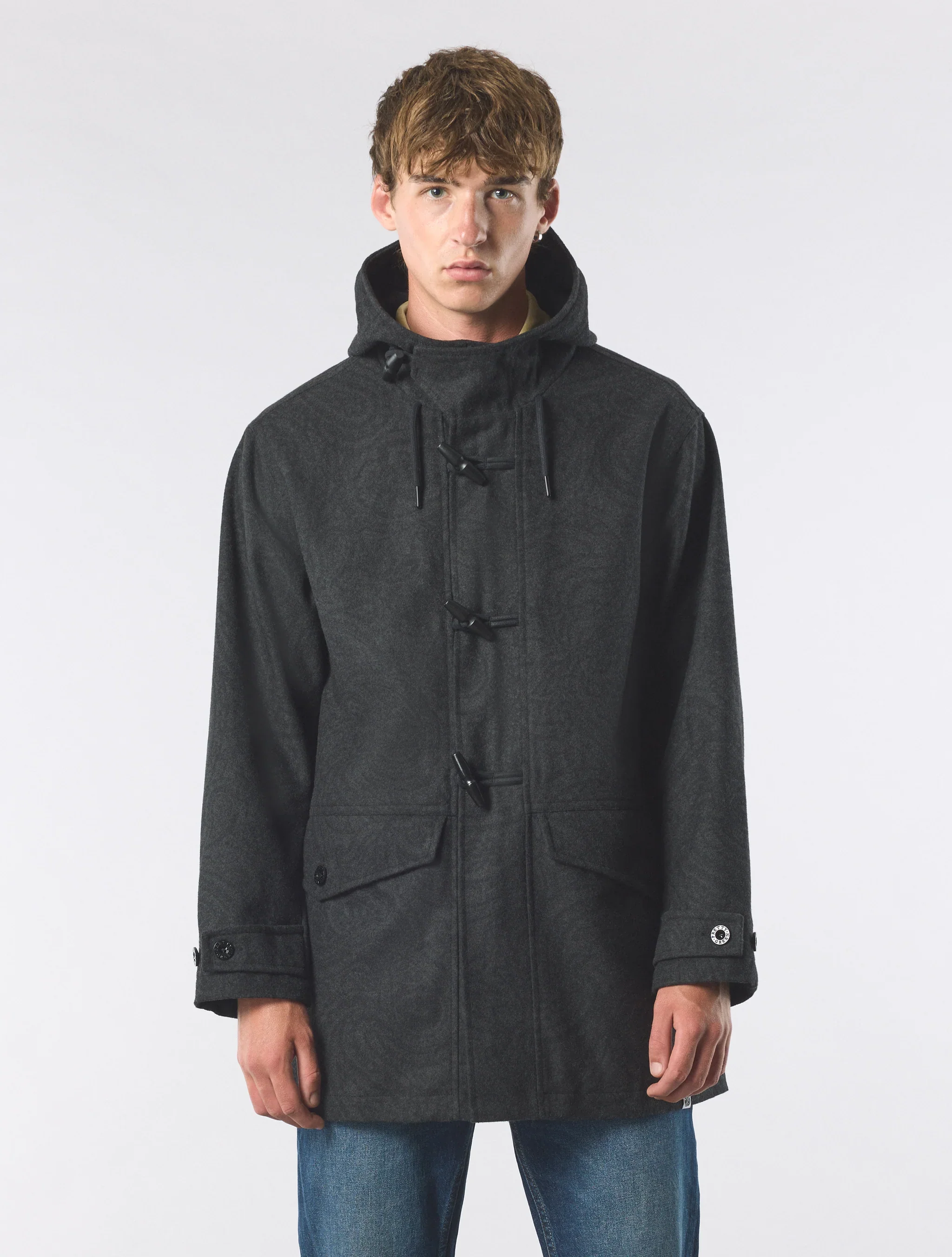 Pretty Green Randolph Duffle Coat Black - Image 2