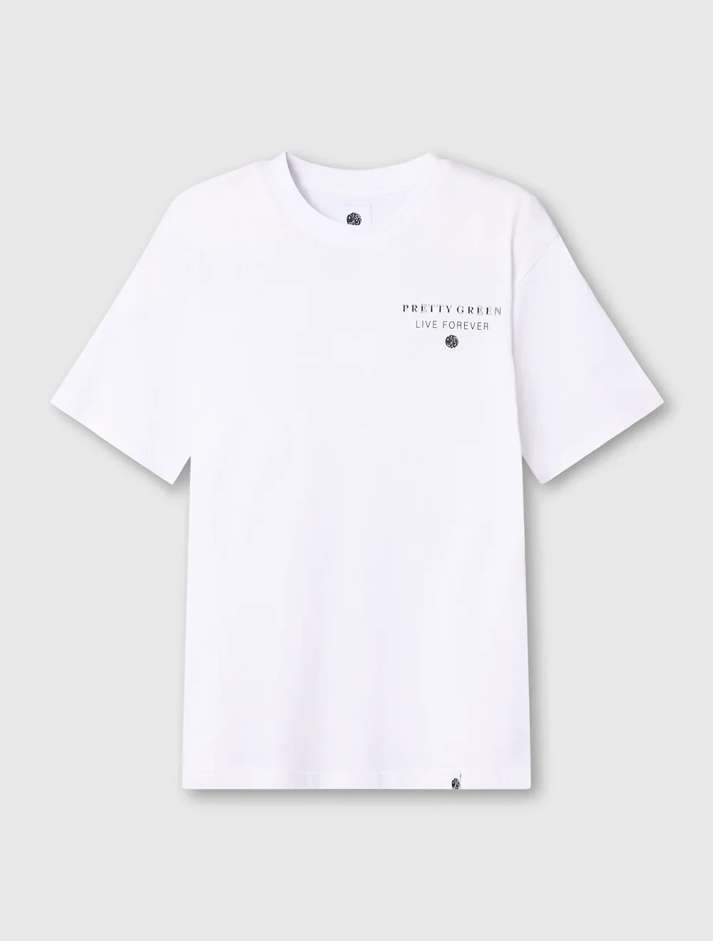 Pretty Green Refractive T-Shirt White - Image 2
