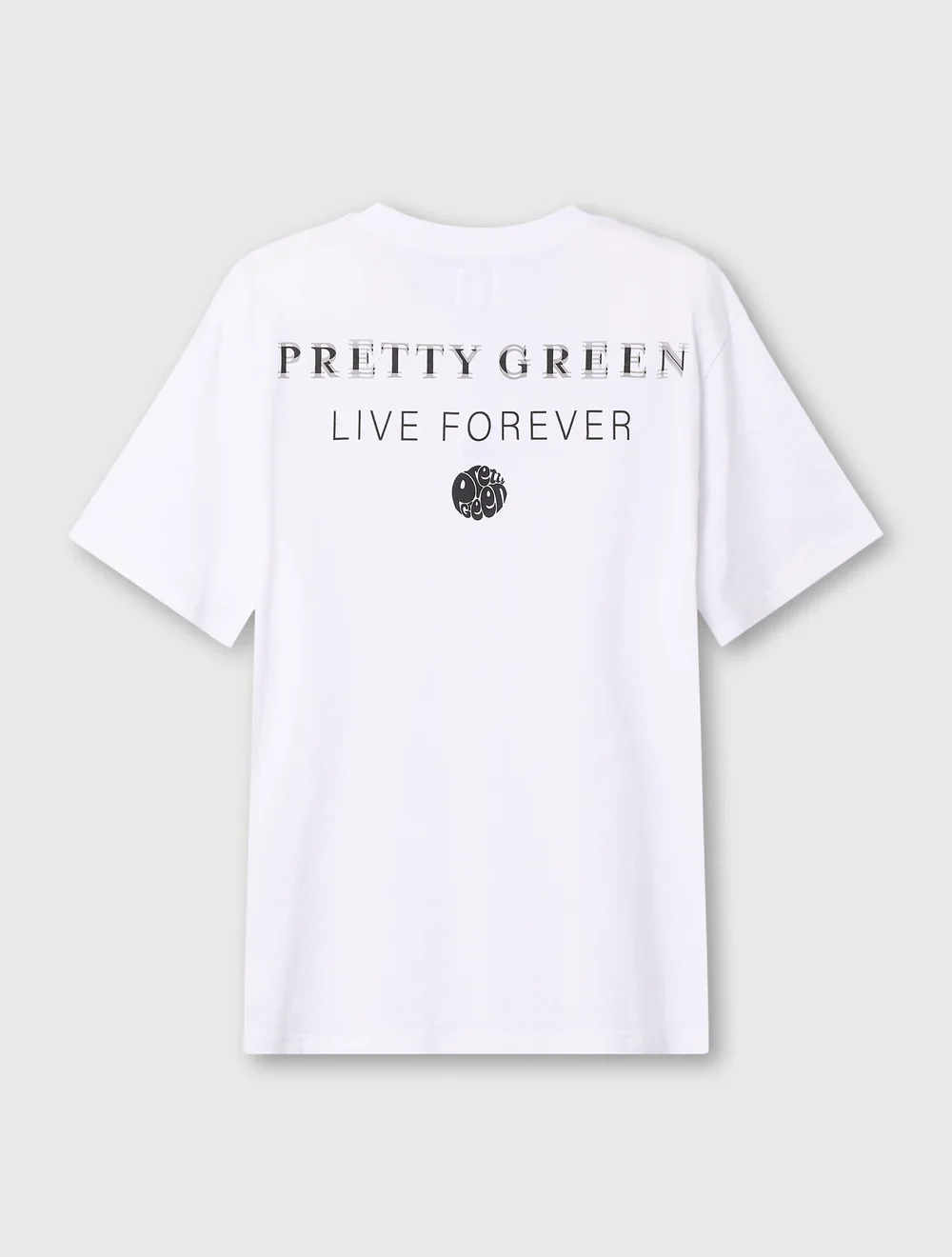 Pretty Green Refractive T-Shirt White - Image 3