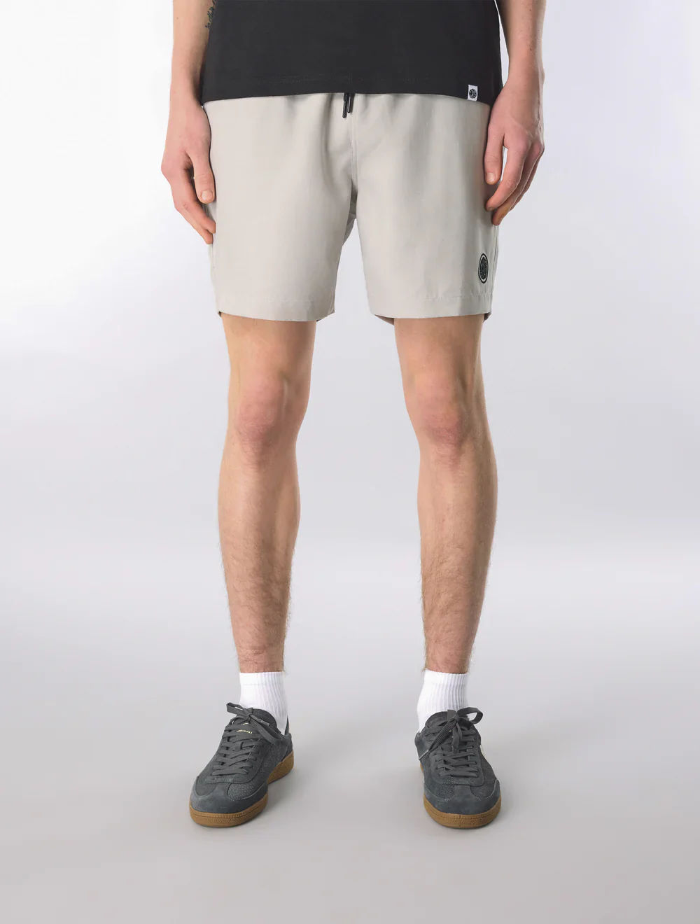Pretty Green Resonance Water Reactive Swim Shorts Grey - Image 4