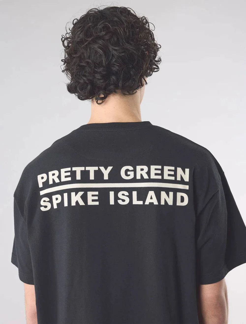 Pretty Green Spike Island T-Shirt Black - Image 3