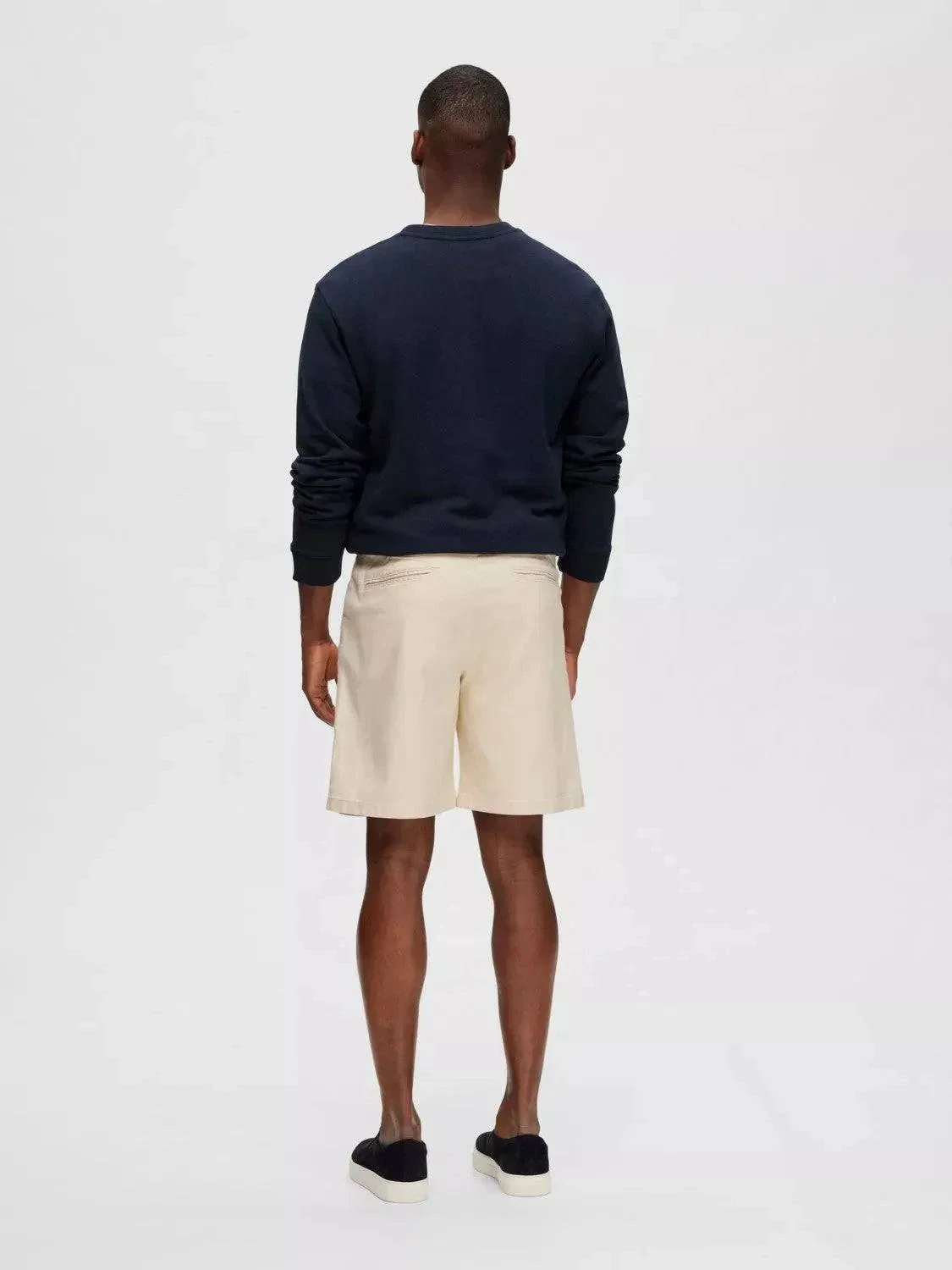 Selected Homme Comfort Carlton Short In Beige - Image 3