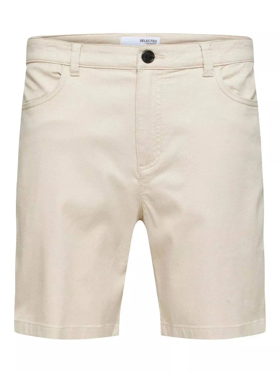 Selected Homme Comfort Carlton Short In Beige - Image 4