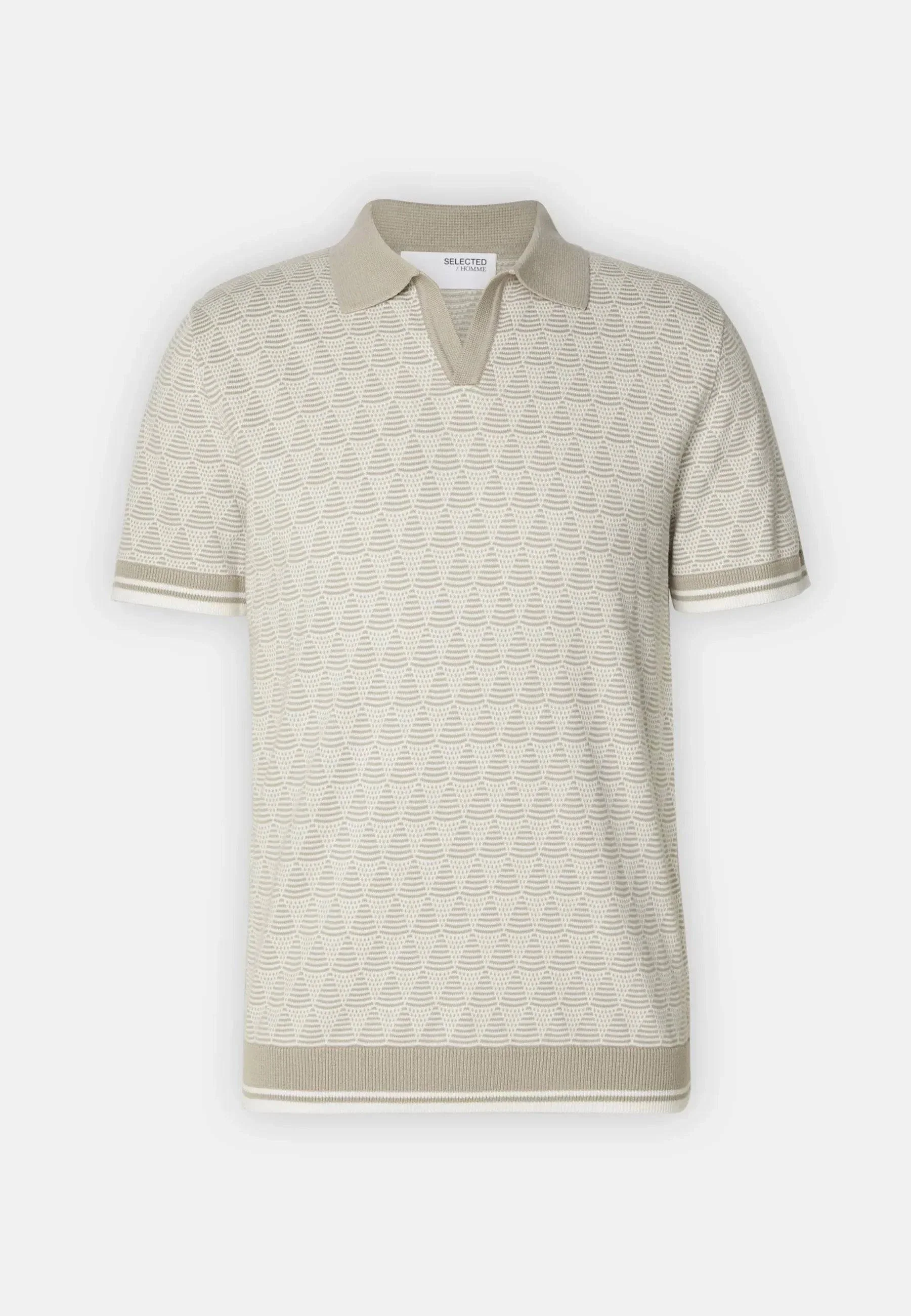 Selected Homme Knit Open Polo - Image 4